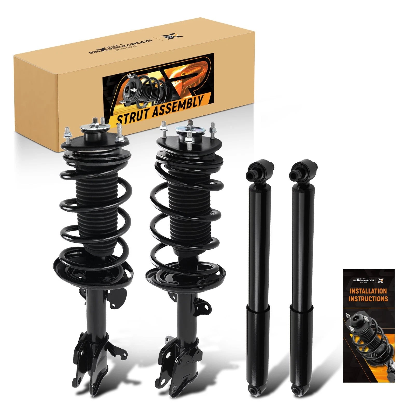 Front Struts & Rear Shock Absorbers Kit for Acura MDX ZDX (2007-2013)
