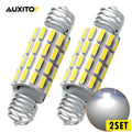 Set of 4 White 12V 39mm 42mm Festoon C5W 24 SMD Interior Plate Lights
