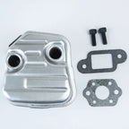 Exhaust Muffler w/ Bolt Gasket Kit for MS181 MS181C MS171C MS171 (N/A)
