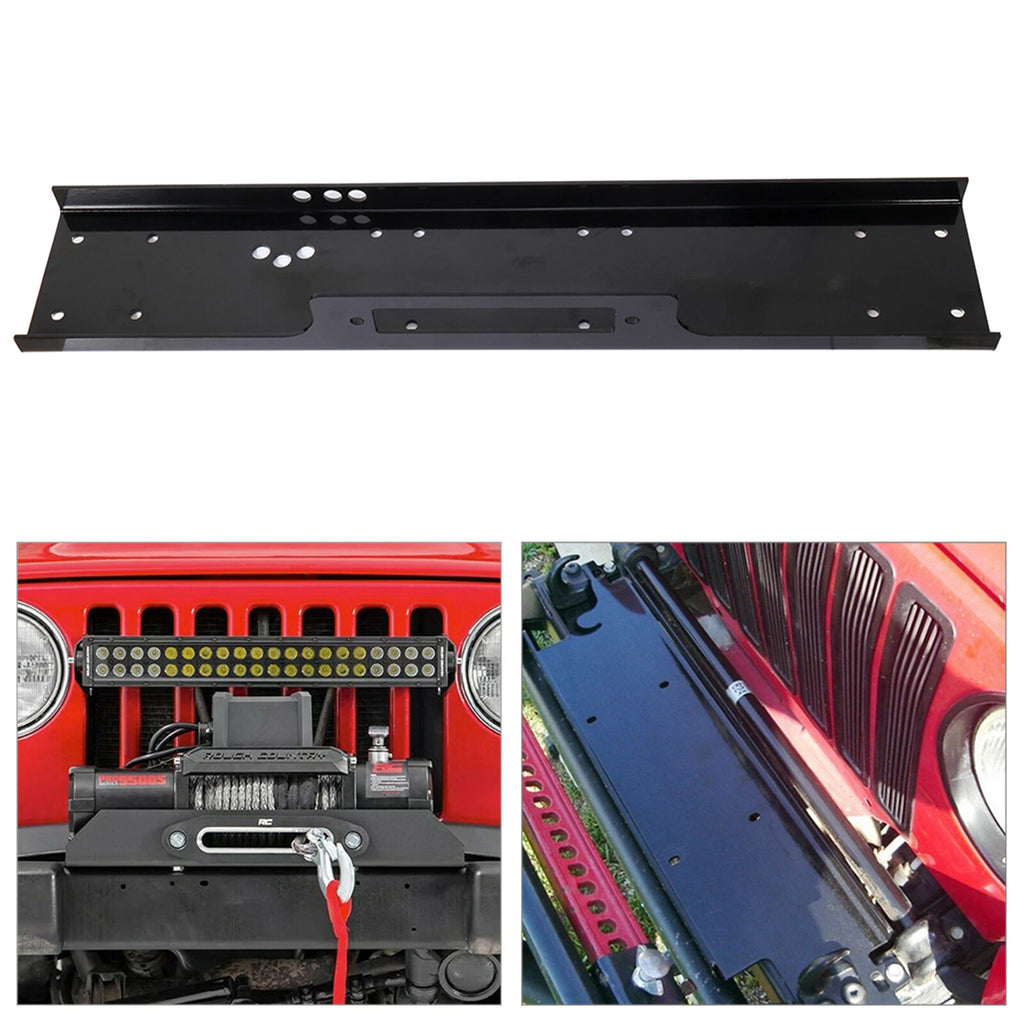 1X Winch Mounting Plate 36" for Jeep Wrangler TJ YJ (1987–2006)
