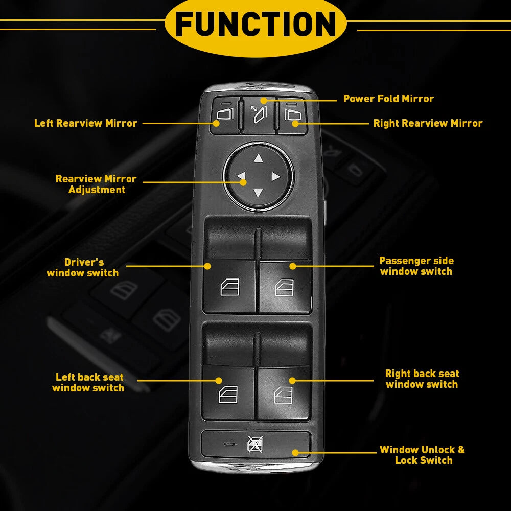 Power Window Master Switch for Mercedes-Benz CLA250 CLA45 AMG (2014â2020)