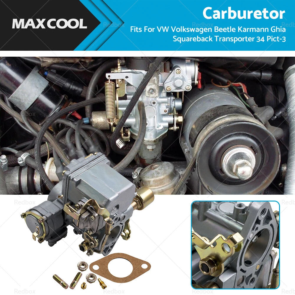 12V Electric Choke Carburetor for Volkswagen Beetle (1968–1979) 34 PICT-3