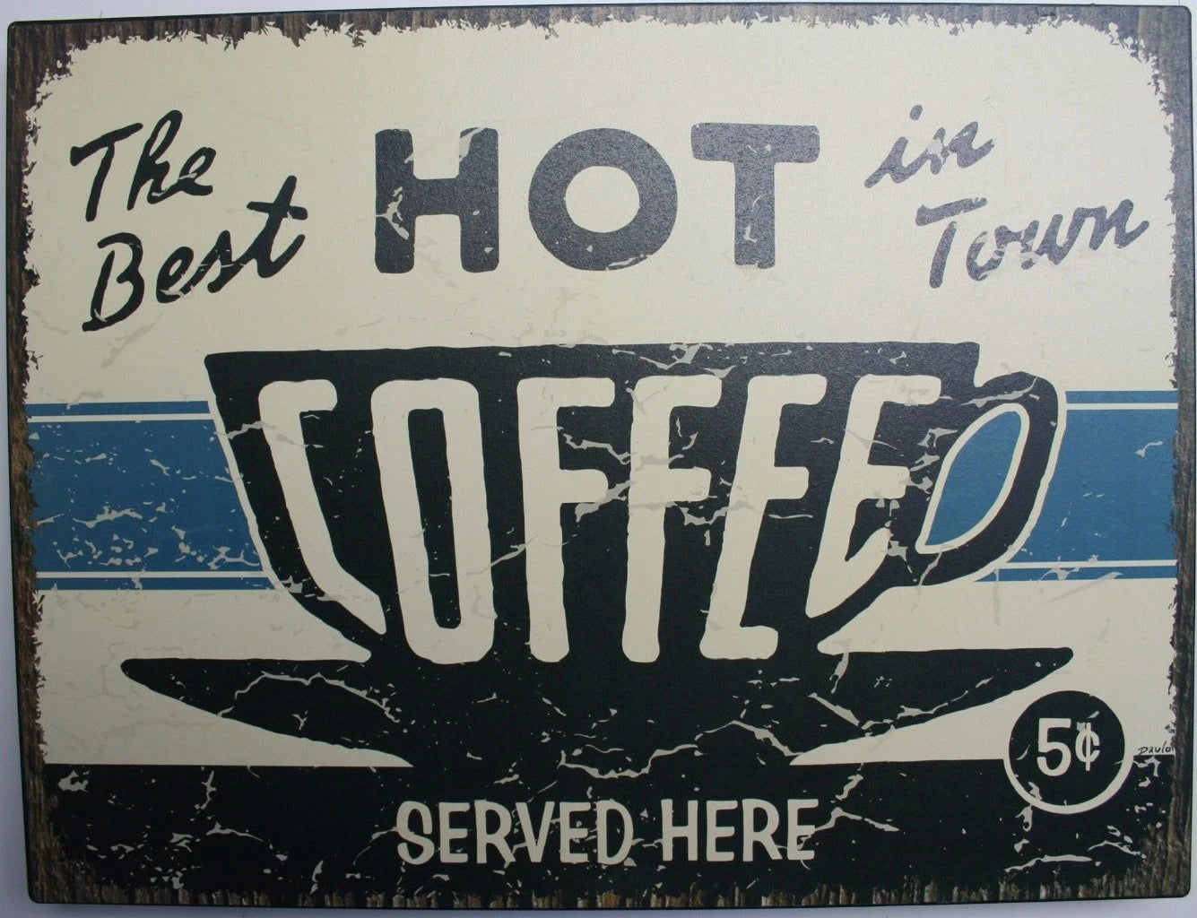 Iron Tin Metal Sign for Home Kitchen Decor (5 88722)