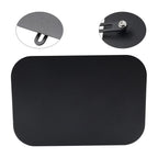 Universal Side Number Plate Panel Cover CNC Black for Motorcycle