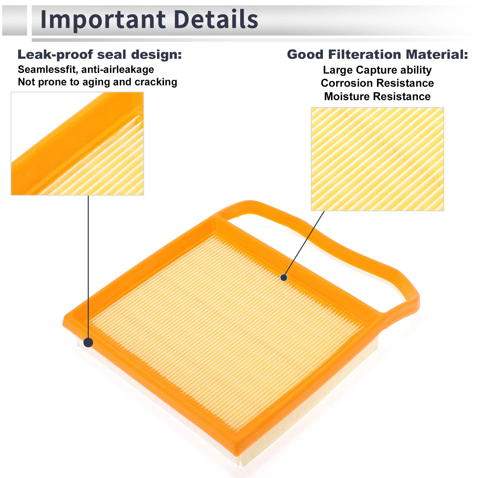 Engine Air Filter No. 276094050490 for Mercedes-Benz S450 (2018)