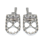 MX Style Foot Pegs for Harley Sportster XL1200 883 Chrome (2004-2023)
