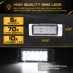 LED License Plate Light for Chevrolet Buick Cadillac GMC (2000-2014)