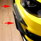 L+R Carbon Fiber Bumper Canard Splitter Diffuser for