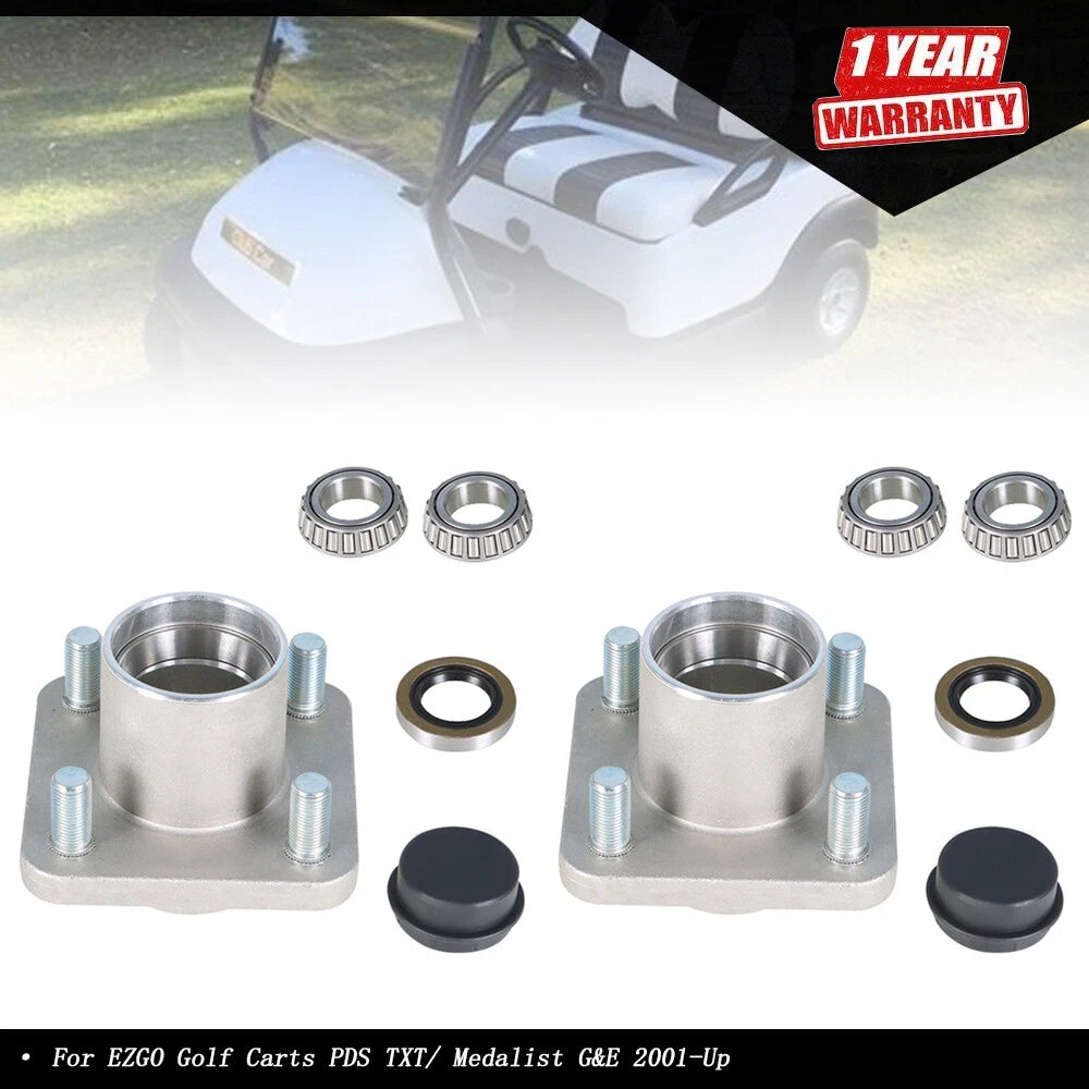 2X Front Wheel Hub for EZGO Golf Carts (2001–Present)