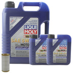 Engine Oil Change Kit 7L Liqui Moly 5W40 for Audi A6 Quattro