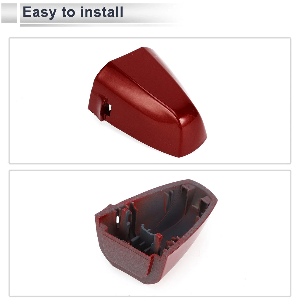Front Left Door Handle Cover Cap for BMW X1 X2 (2015–2018) No. 51217396541 Red