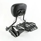 4 Point Docking Backrest Sissy Bar Luggage Rack for Harley Road King (2009–2013)