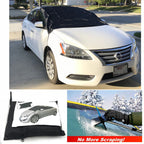 Front Window Foldable Snow Ice Frost & Sun Shade Protector for Car SUV