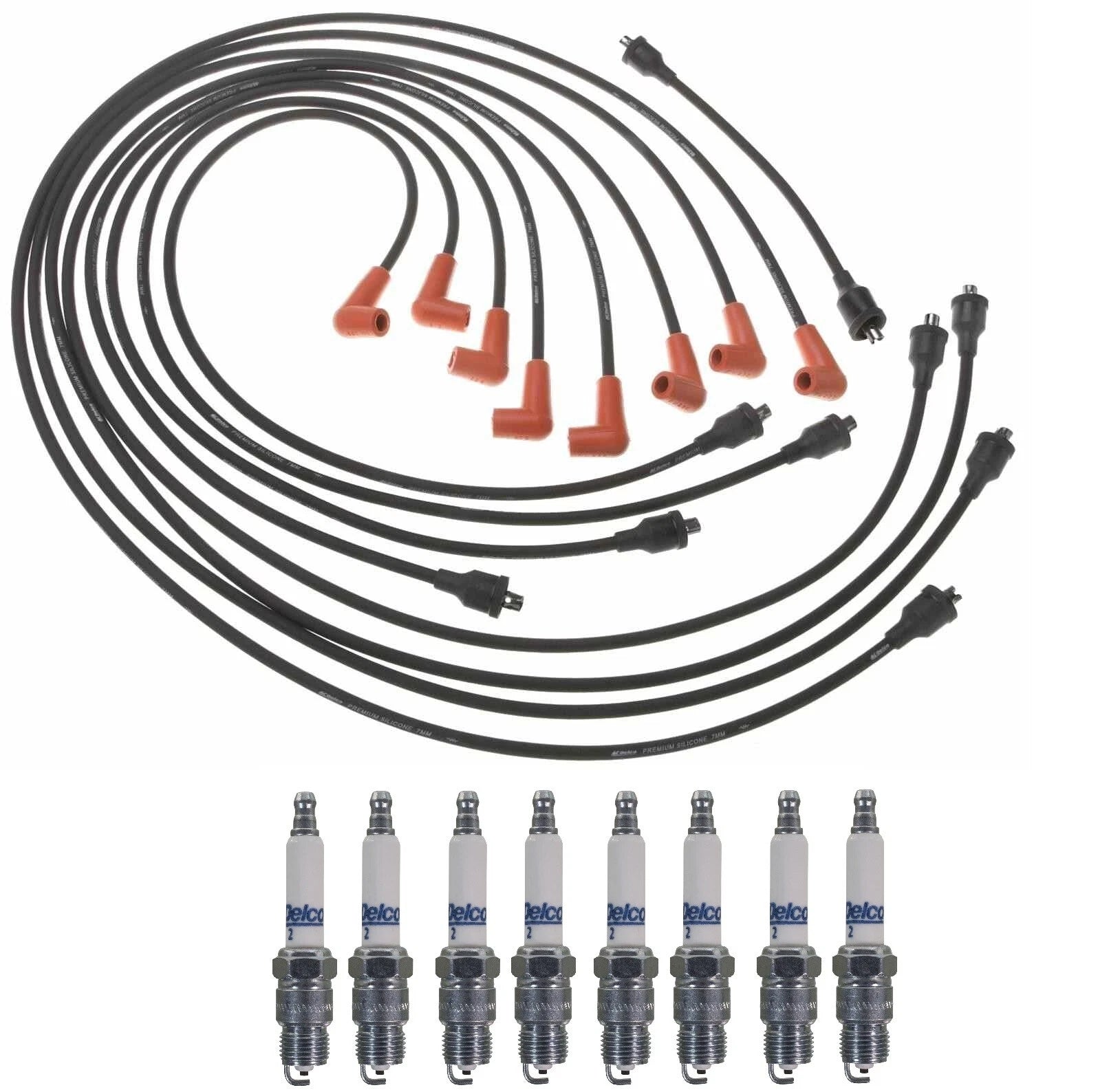 Set of 8 Ignition Wires for Chevy GMC 5.7 V8 (1999–2006)