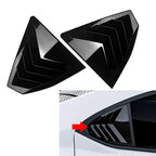 Glossy Black Rear Window Louver Cover Trim for Subaru WRX STI (2022-2025)