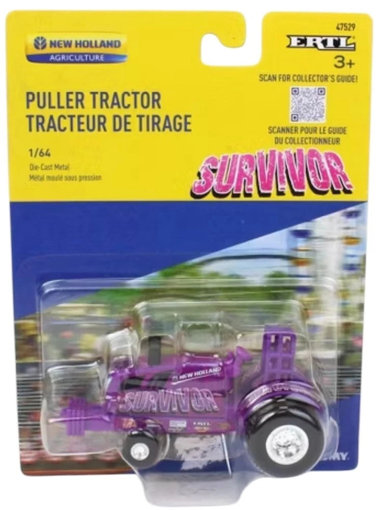 ERTL Pulling Tractor for New Holland (1/64, Chase Edition, Purple)