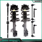 Front Strut Coil Spring Assembly Tierod Sway Bar Kit for Toyota Camry (2007–2011)