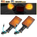 Pair Rear Turn Signal Indicators for Yamaha XT250 XT350 XT550 XT600 FZ750