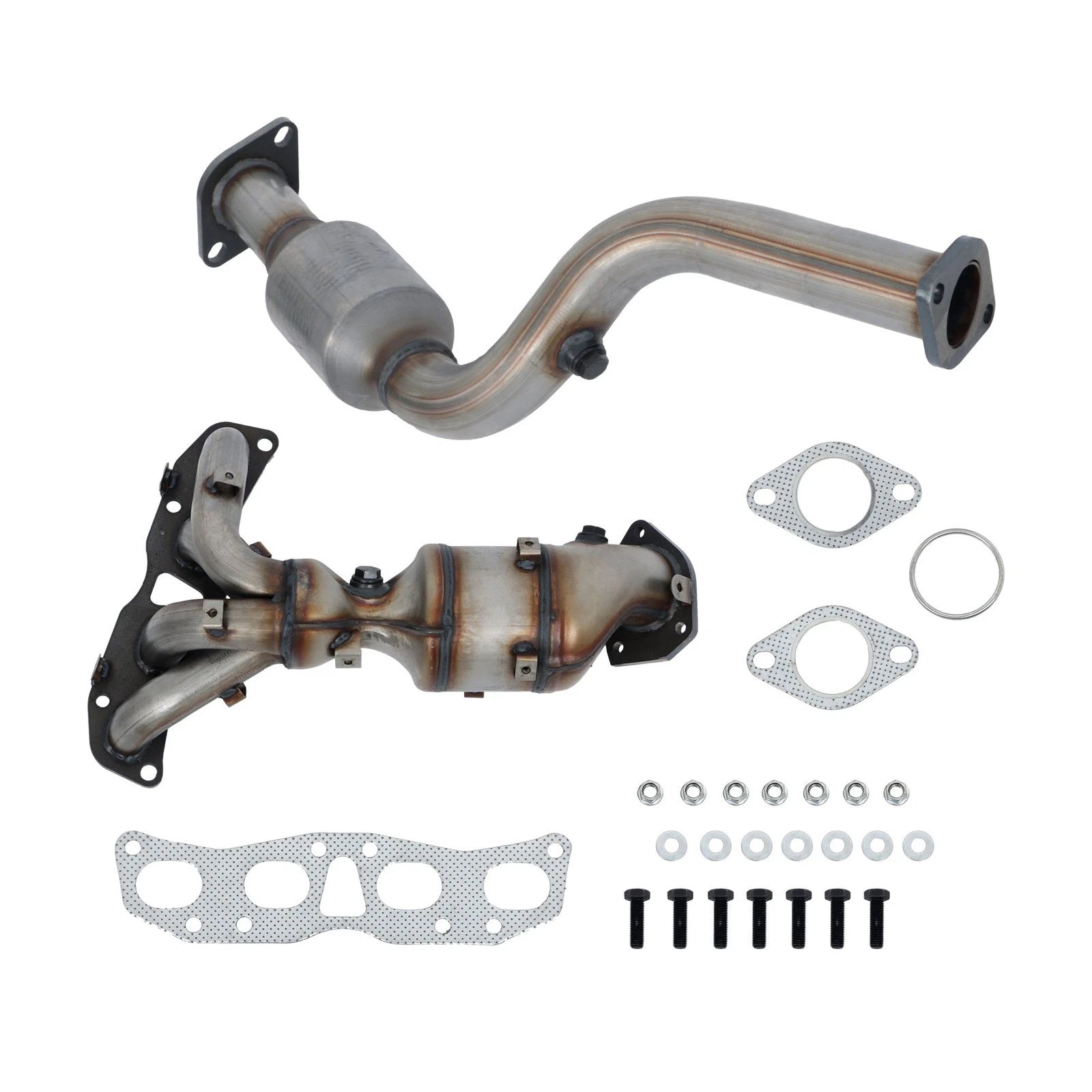 Set of 2 Catalytic Converters for Nissan Rogue (2008–2014) 2.5L