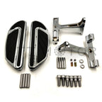Chrome Airflow Footboard Mounting Bracket for Harley Touring (1993–2019)
