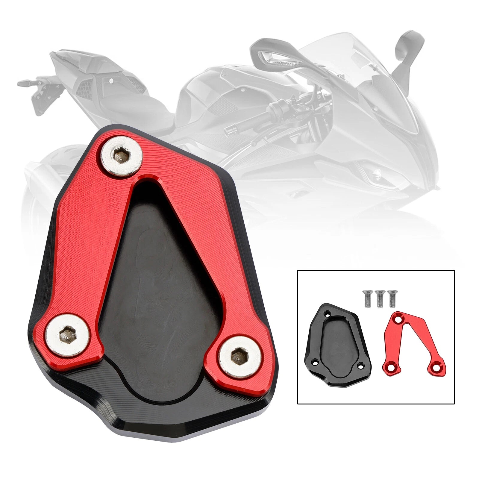 Kickstand Enlarged Plate Pad for BMW S1000RR (2020–2023) a9