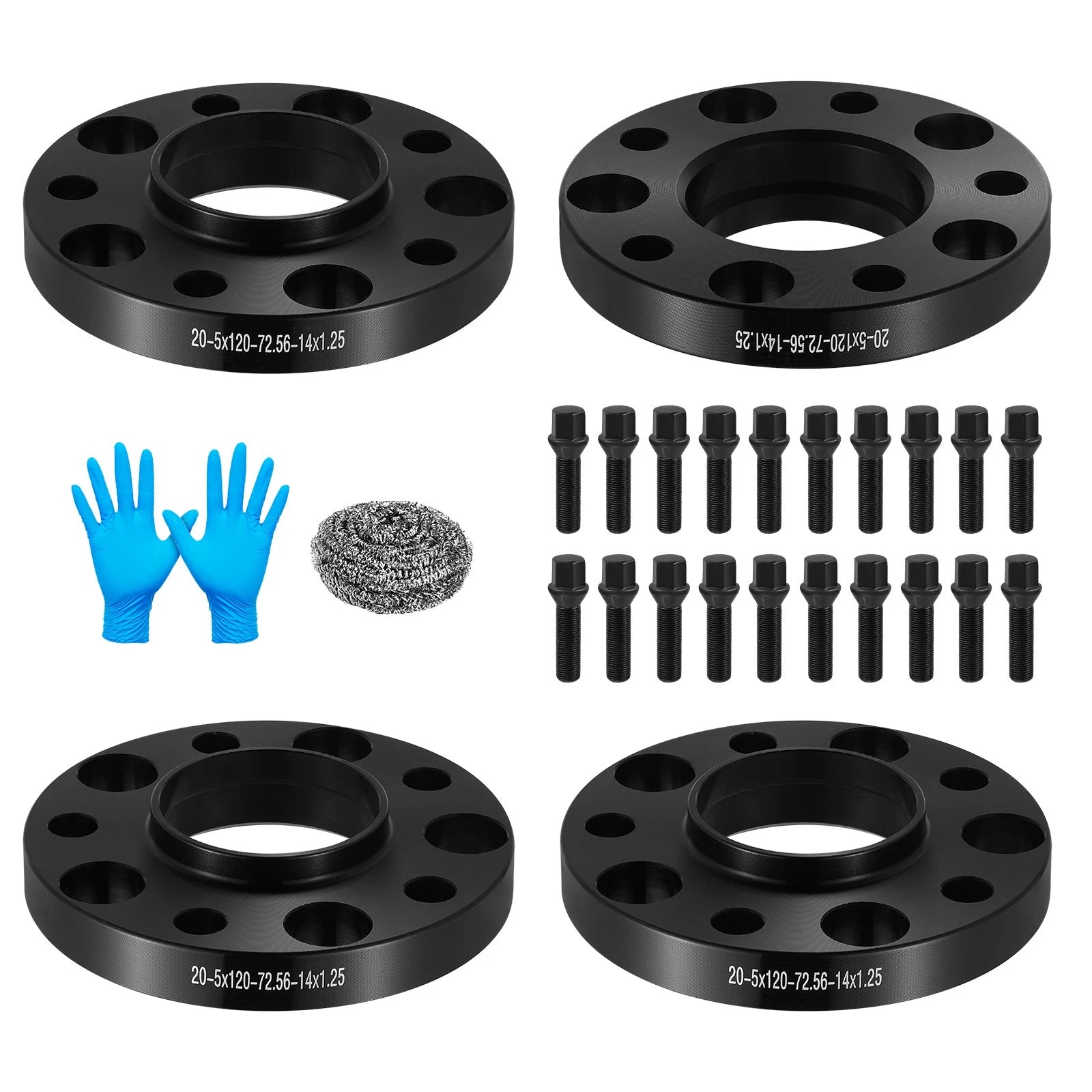 HubCentric Wheel Spacers for 2012–2018 BMW 650i (4PCS, 20mm, 5x120)