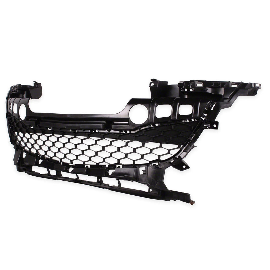 Replacement Front Bumper Grille for Gray Matte Plastic Toyota Hilux (2005–2015)