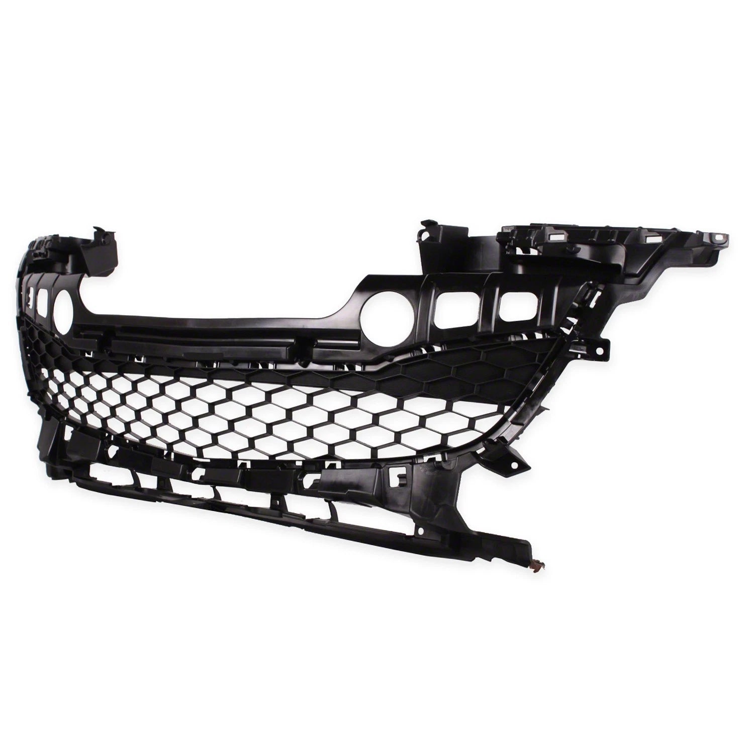 Replacement Front Bumper Grille for Gray Matte Plastic Toyota Hilux (2005–2015)