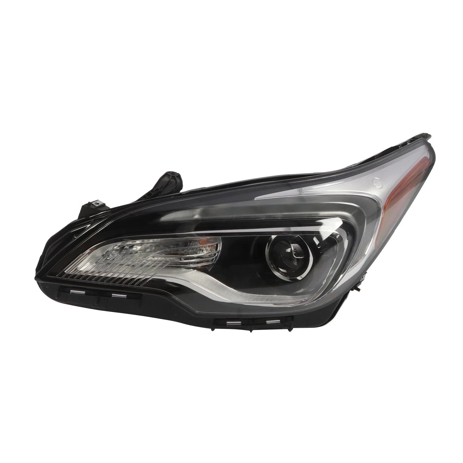 Halogen Headlight Left Driver for Buick Envision (2016–2018) W/ LED DRL Bulbs