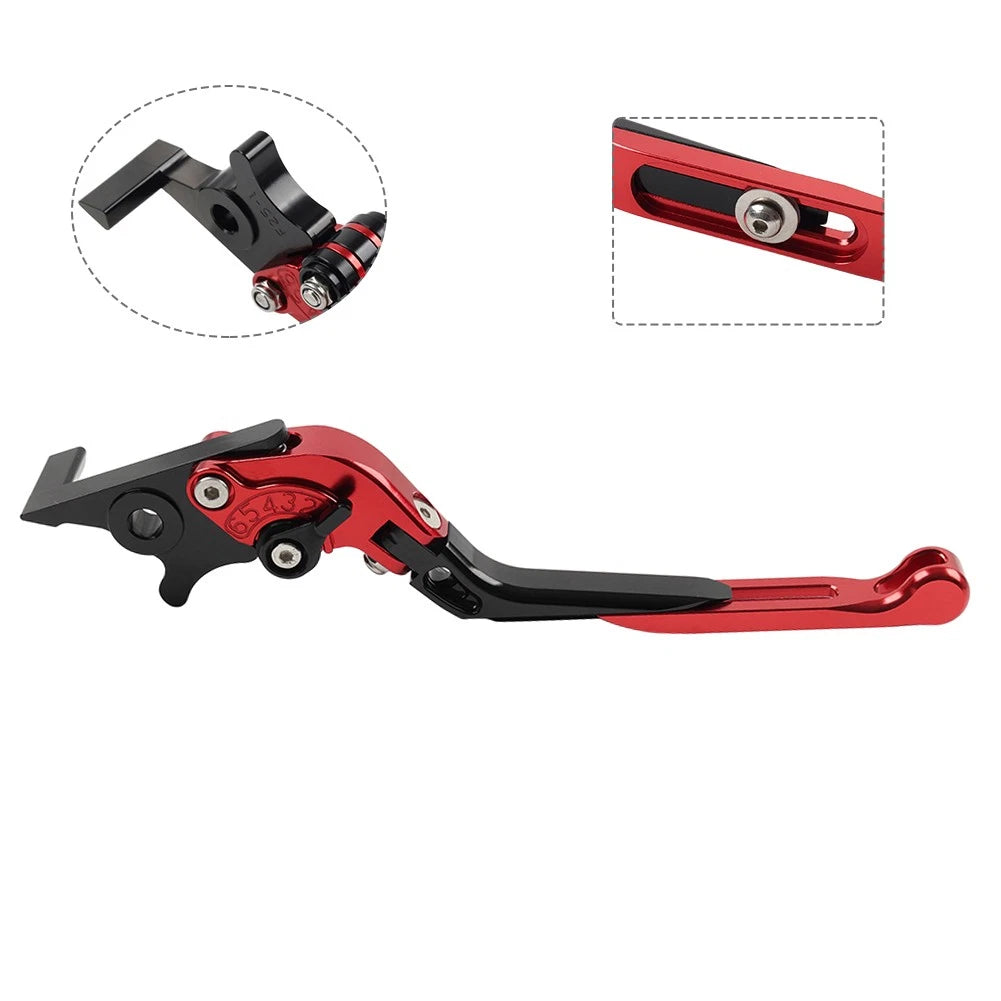 Adjustable Motor Brake Lever for Honda C125 Super Cub (2019–2023) Red