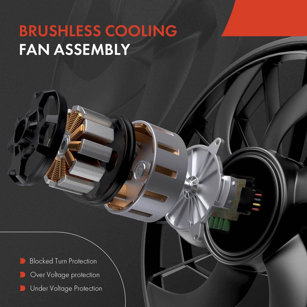 Cooling Fan Assembly with Shroud for Mitsubishi Galant (1999–2004)