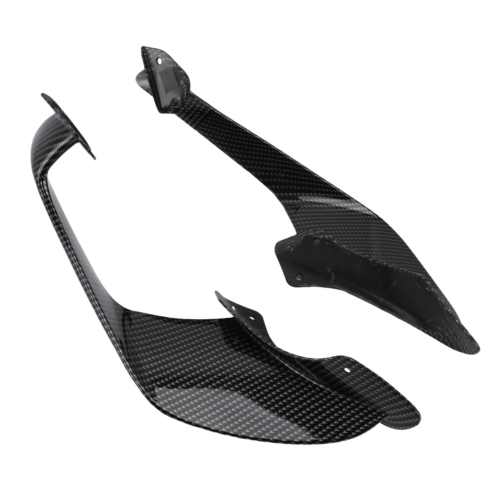 Front Side Winglets for Yamaha YZF R1 R1M (2021–2024) Simulated Carbon