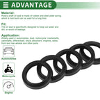 Set of 5 Oil Seal Rotary Shaft Seal NBR Rubber 26x34x4.5mm