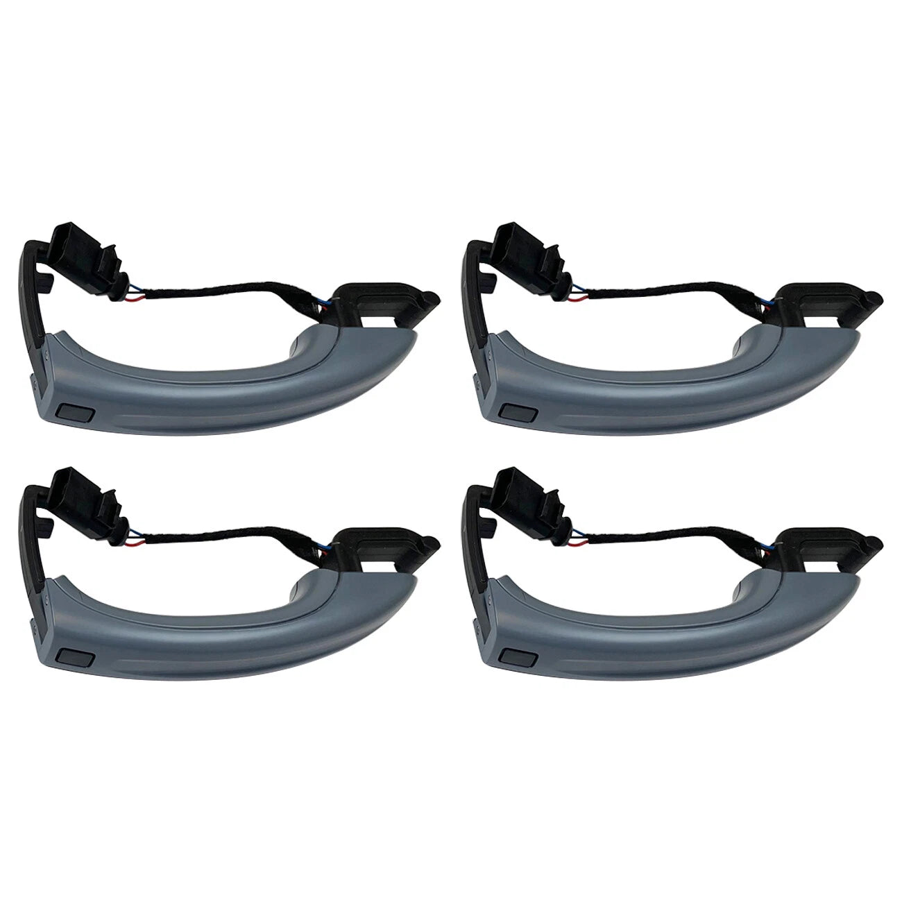 Set of 4 Exterior Door Handles for Audi Q7 (2007–2015)