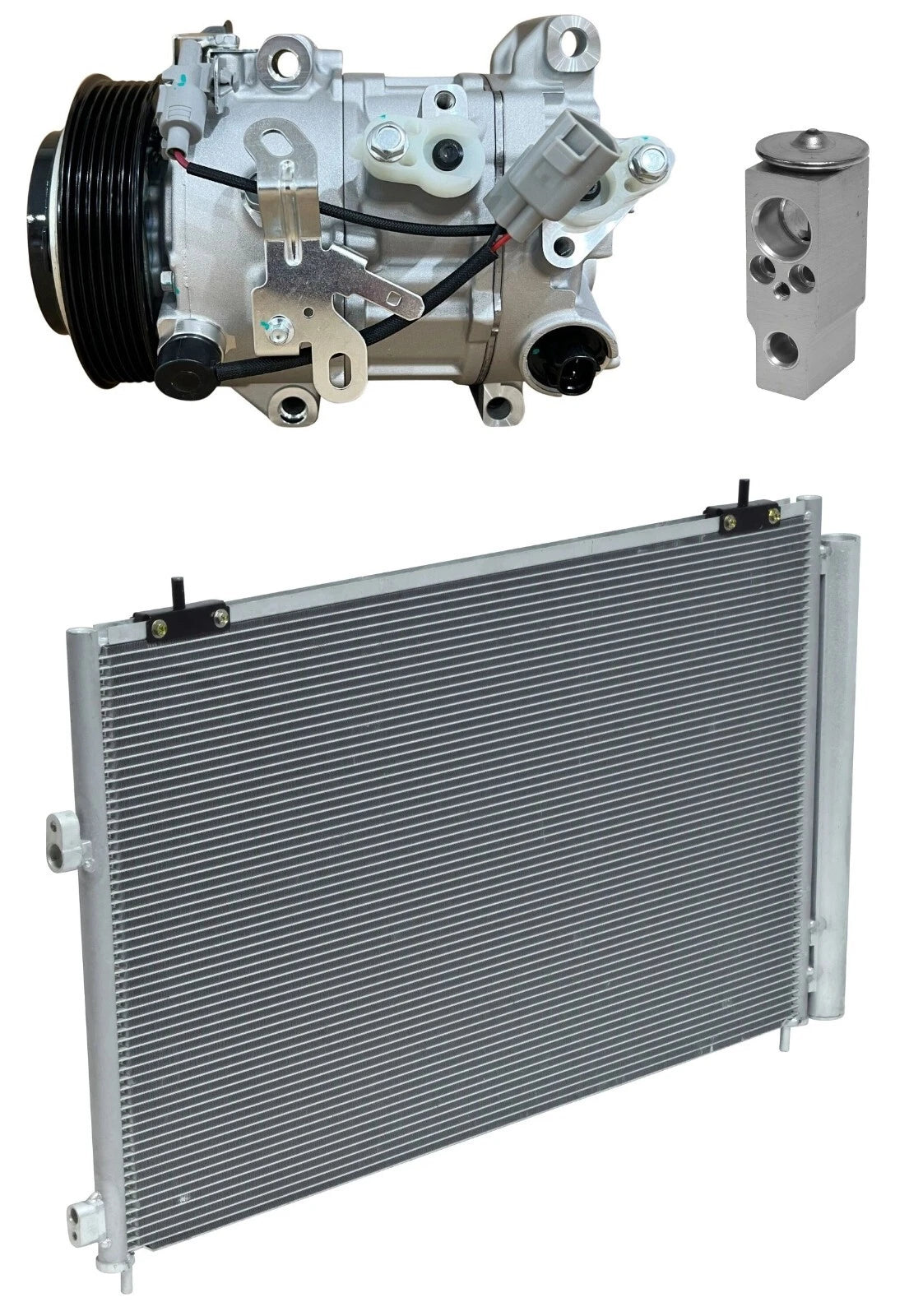 AC Compressor Kit with Condenser Replacement for Toyota RAV4 2.5L (2015–2015)