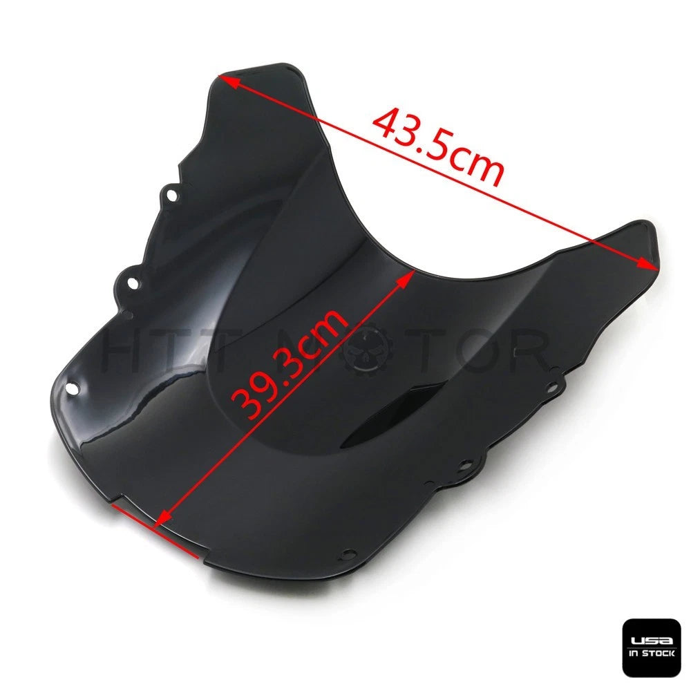 Smoke Black Double Bubble Windscreen for Honda CBR1100XX (1996–2007)