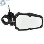 UTV Rear View Side Mirrors with LED Lights for Polaris RZR