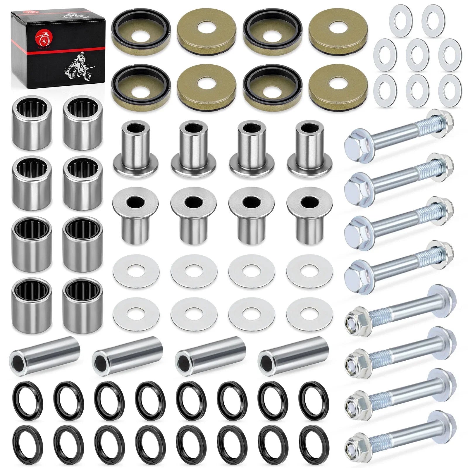 Front A-Arm Bushing Seal Kit 2 x for Suzuki LTZ400 & Kawasaki KFX400(2004–2007)