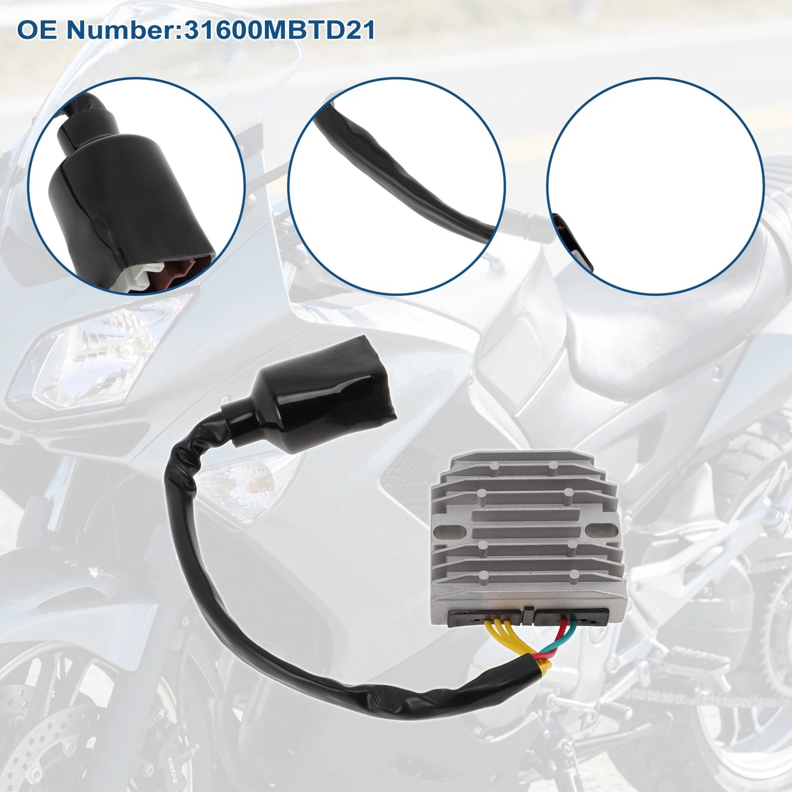 Voltage Regulator Rectifier 31600MBTD21 for Honda XL1000V Varadero (2003–2010)