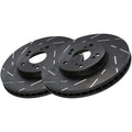 Set of 2 Brake Discs for Ford Transit Connect, Escape (AWD)