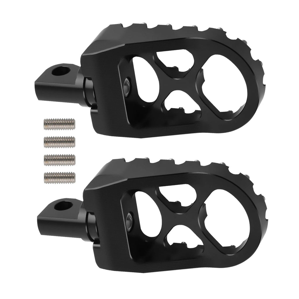 Aluminum CNC Wide Fat Foot Pegs for Harley (360° Rotating)