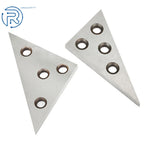 2 Pieces 45/90 Degree Angle Blocks for Machinist Plate
