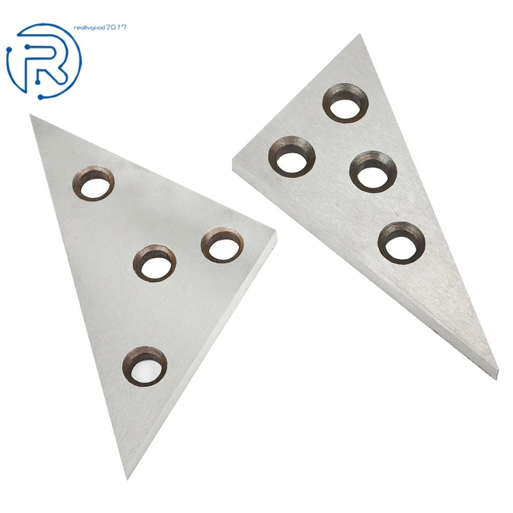 2 Pieces 45/90 Degree Angle Blocks for Machinist Plate