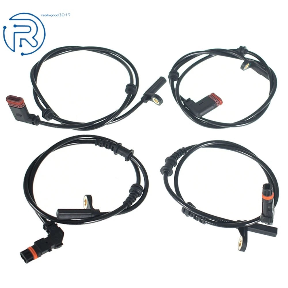 Set of 4 ABS Wheel Speed Sensors for Mercedes W204 C350 C300 (2007–2013)