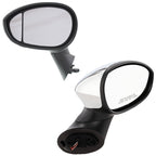 Set of 2 Heated Mirrors for Fiat 500