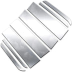 8pc Luxury FX Pillar Post Trim Replacement for Chevy Silverado 1500 (2019–2023) Double Cab