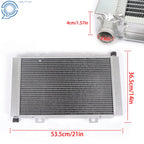 2X Rows Radiator for Can Am Maverick 800R 1000 Commander 1000R (2011–2021)