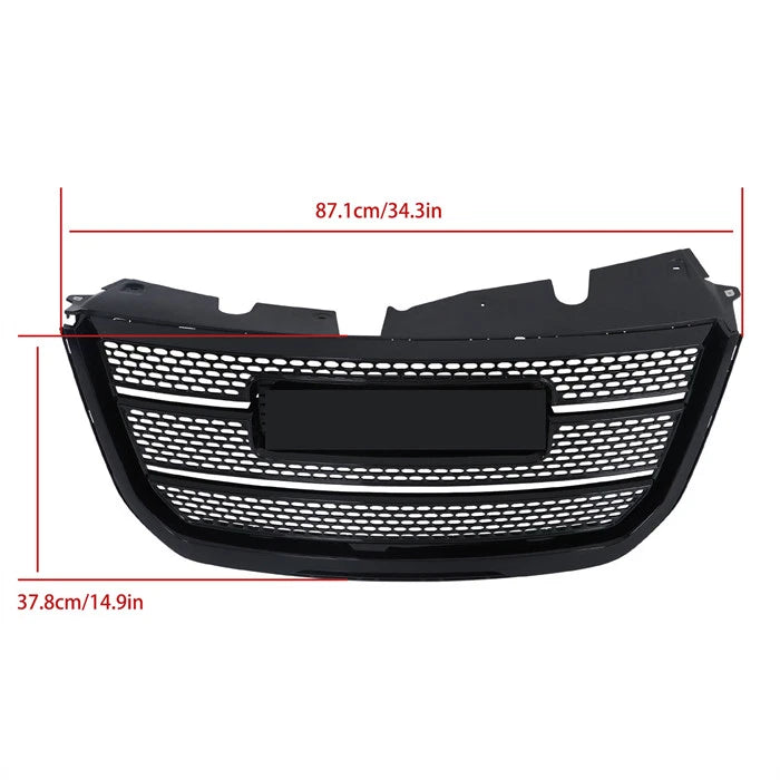 Gloss Black Center Mesh Grille for GMC Terrain Denali (2016–2017)