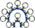 10 Pcs L-Track Single Stud Fitting with Stainless Steel Ring for Universal Use