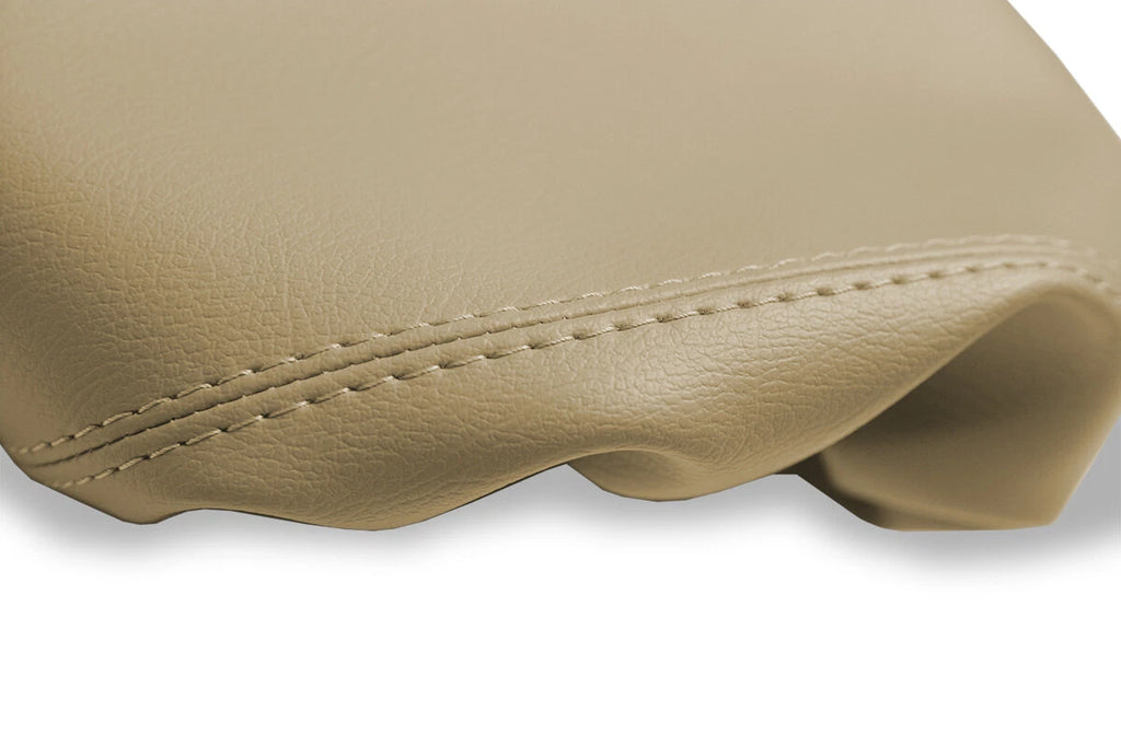Leather Console Lid Pull Over Armrest Cover for Acura TSX (2009–2014) Beige